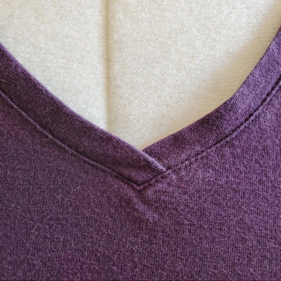Ethos Paris Long-Sleeve T-Shirt Top in Plum Sz Med - Picture 5 of 6